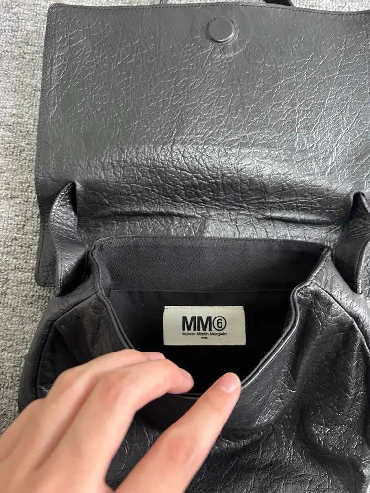 Maison Margiela Maison Margiela Maison Margiela MM6 Leather Shoulder Bag-2 Size ONE SIZE - 6 Thumbnail
