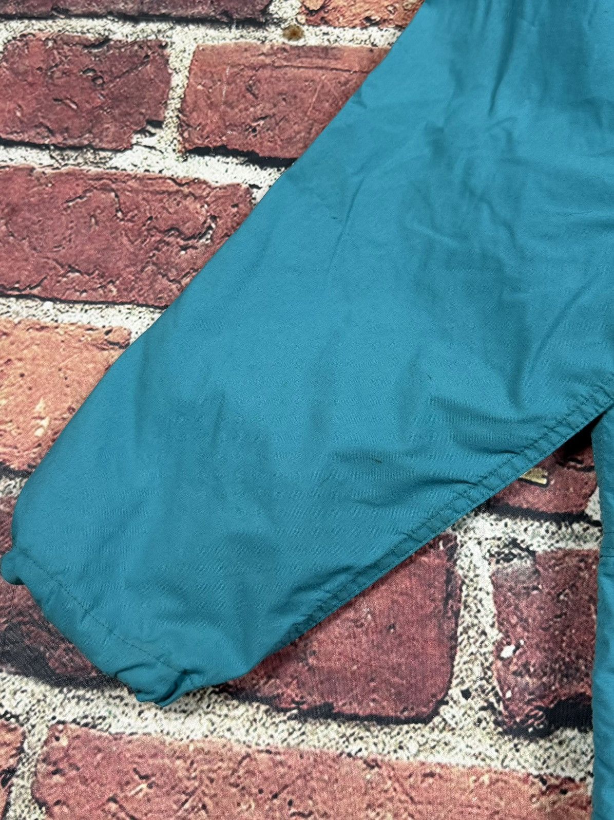 L.L. Bean Vintage 90s LL Bean Teal Nylon Anorak Windbreaker USA 2260 Size L / US 10 / IT 46 - 13 Thumbnail