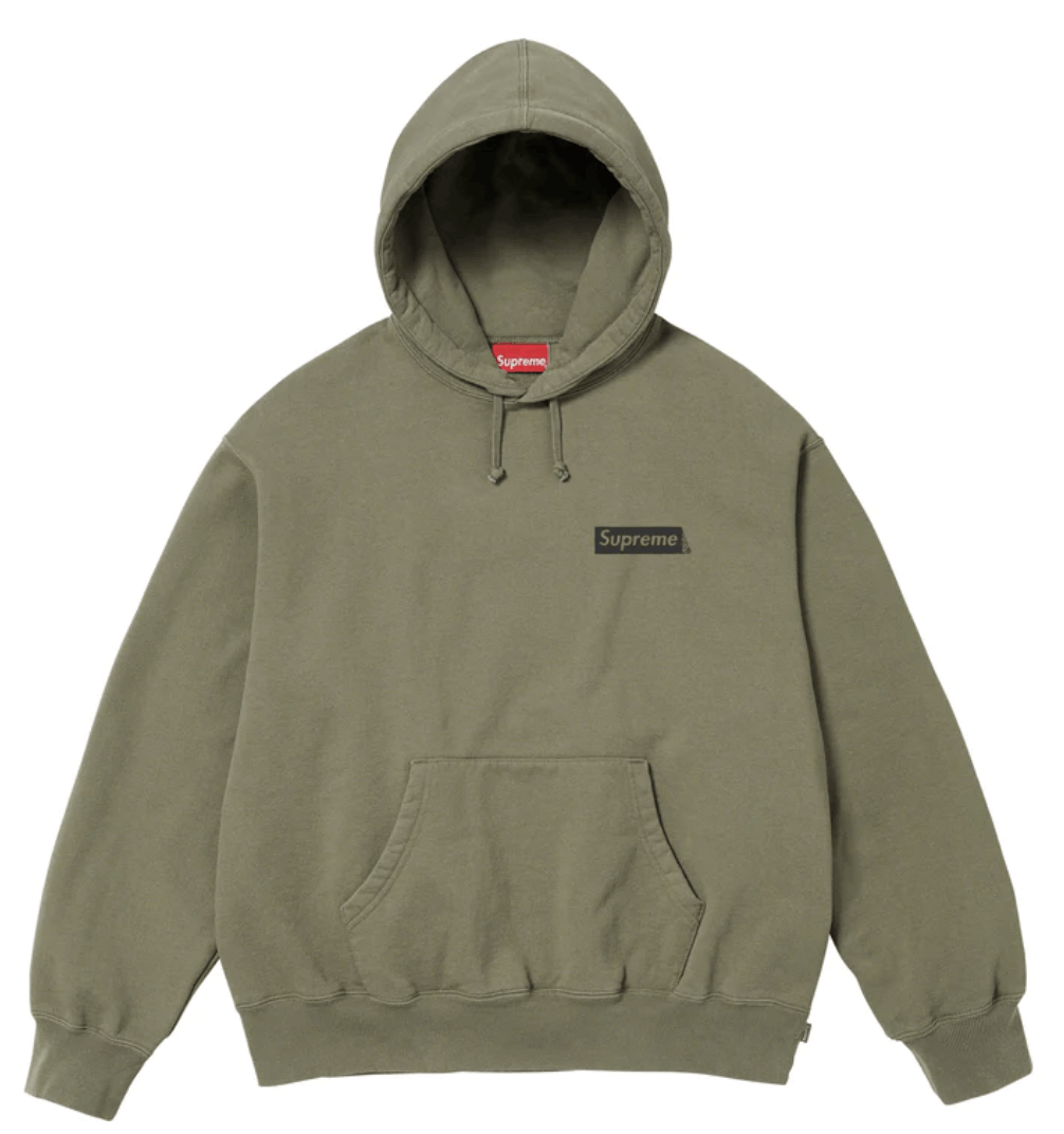 Supreme Supreme Catwomen hooded sweatshirt - olive Size US M / EU 48-50 / 2 - 2 Thumbnail