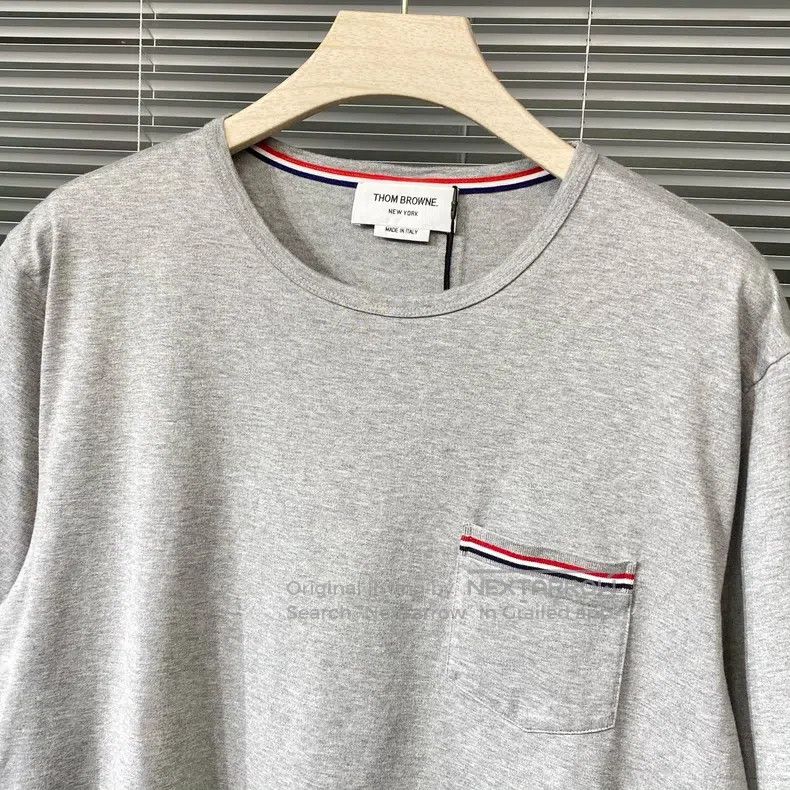 Thom Browne Thom Browne Grey Short-Sleeve T-Shirt Size US XXL / EU 58 / 5 - 6 Thumbnail