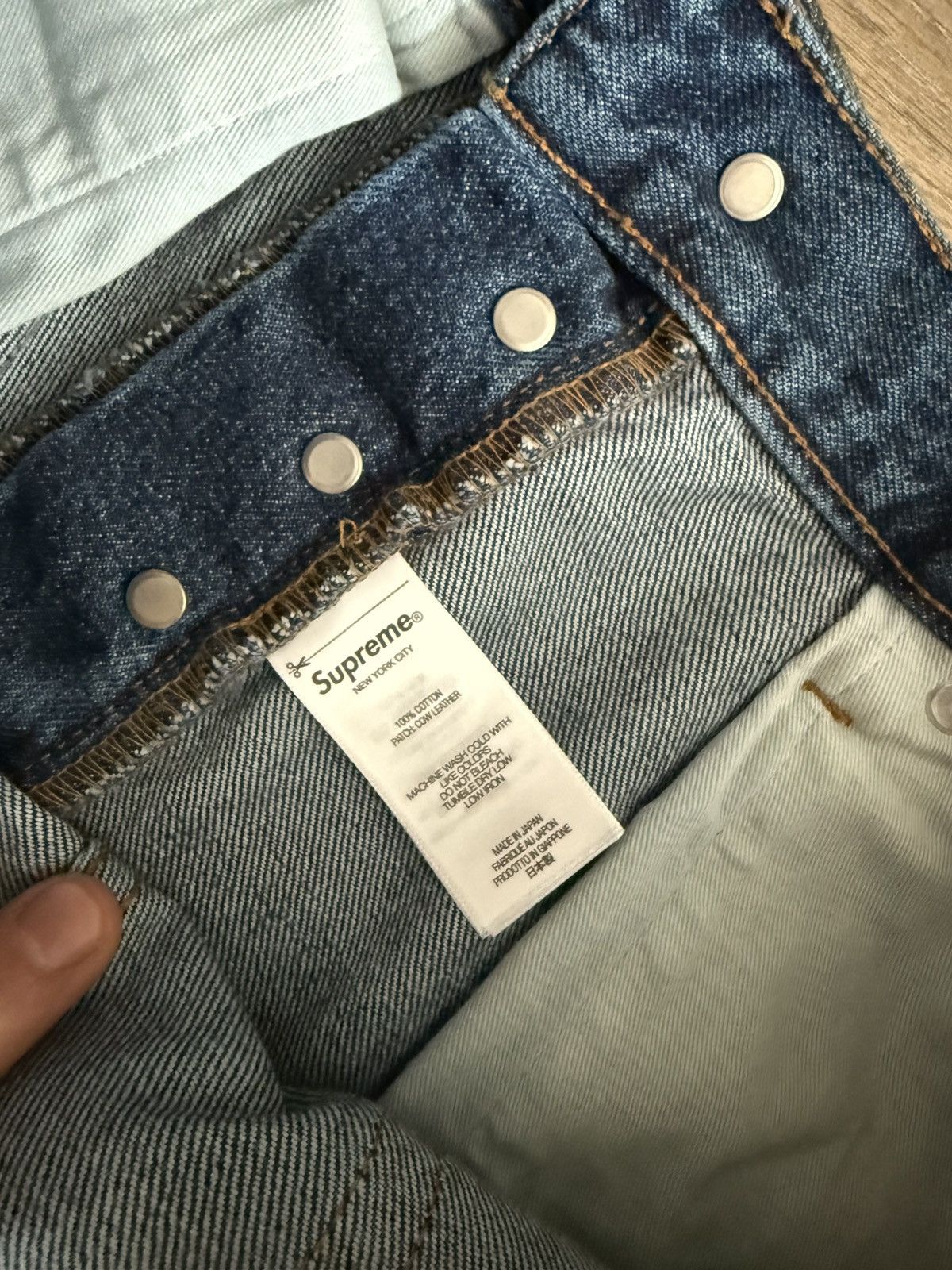 Supreme Supreme Selvedge Loose Fit Denim Size US 32 / EU 48 - 11 Thumbnail