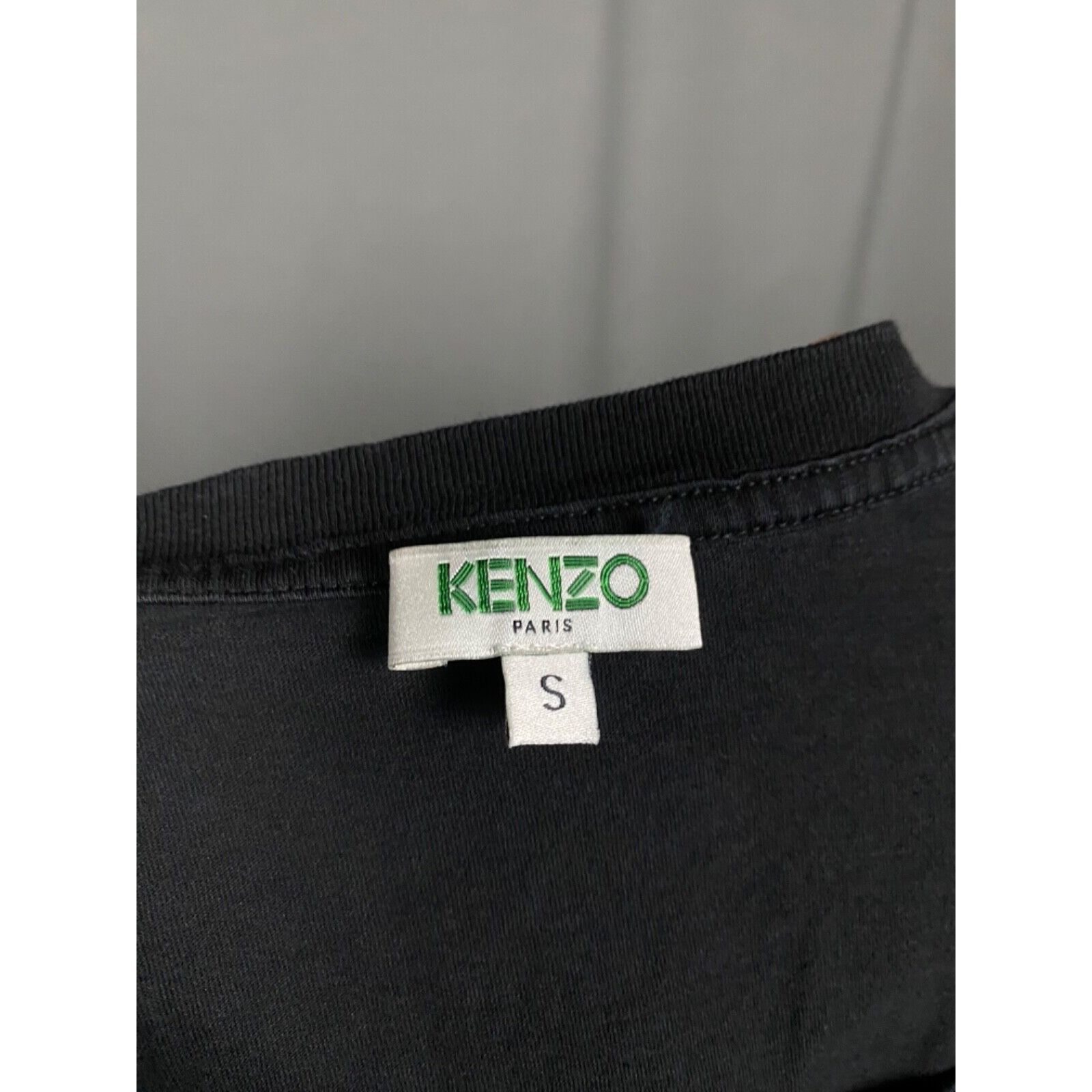 Kenzo MINT! Kenzo Big Logo Women's Black T-Shirt Size S Size S / US 4 / IT 40 - 9 Thumbnail