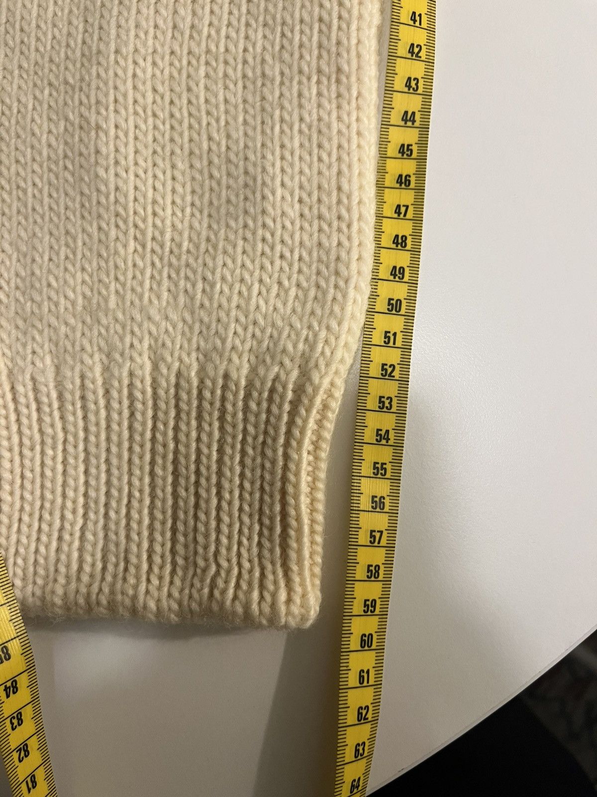 Osklen Osklen Wool Oversized Off-white Knit Sweater Size US M / EU 48-50 / 2 - 14 Thumbnail