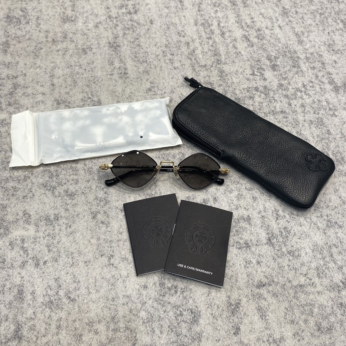 Chrome Hearts CHROME HEARTS DIAMOND DOG Matte Black/Matte Gold PlatedBlack Size ONE SIZE - 18 Thumbnail