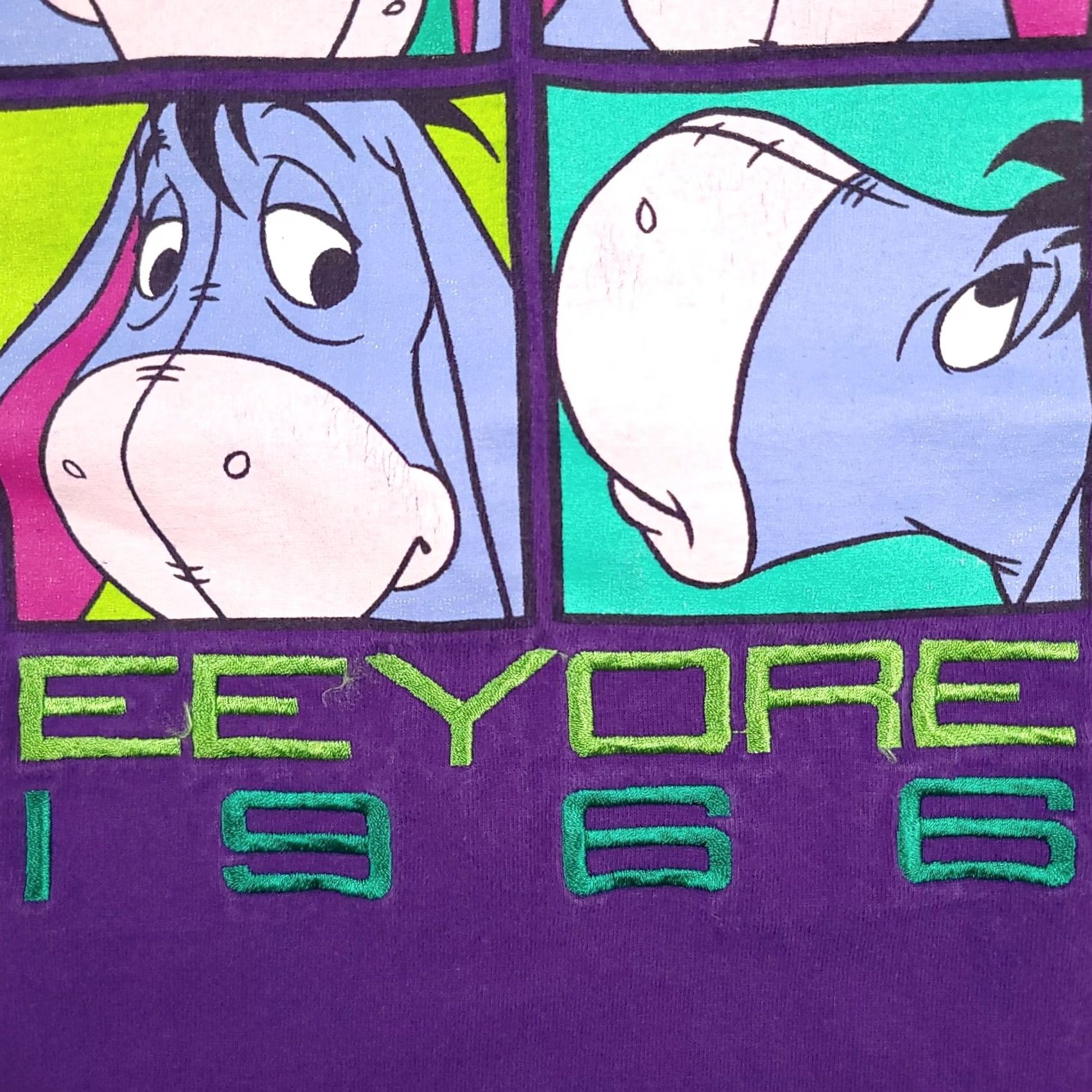 Disney VINTAGE Disney The Disney Store Eeyore T-Shirt Adult L Purple Embroidered USA Shirt Mens 90s Cartoon Size US L / EU 52-54 / 3 - 4 Thumbnail