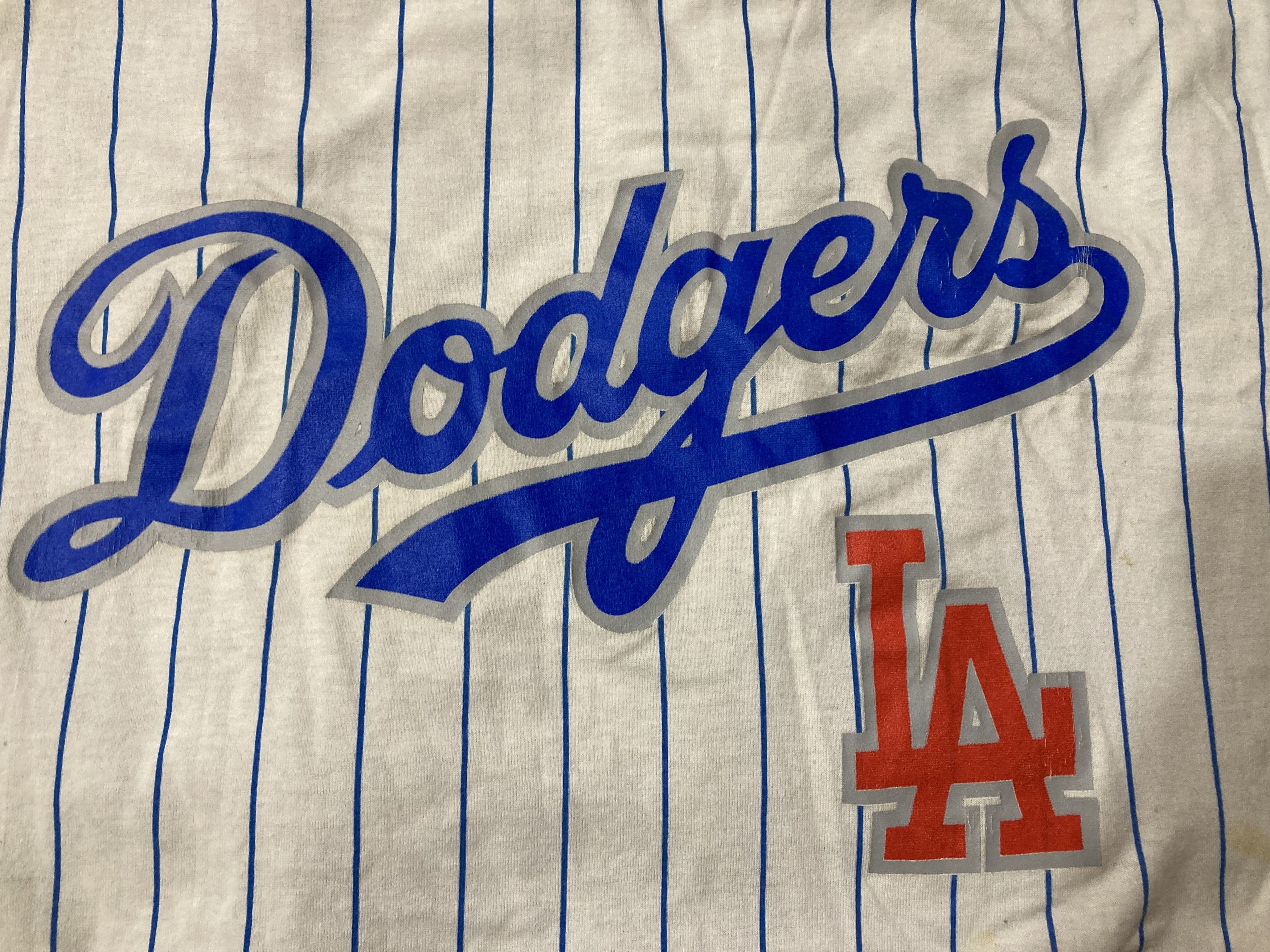 Logo 7 VINTAGE MLB LOS ANGELES DODGERS 80-90s T SHIRT Size US M / EU 48-50 / 2 - 6 Thumbnail