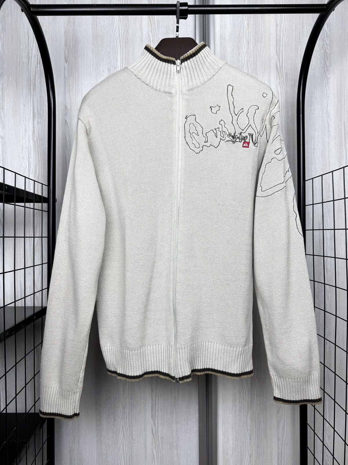 Quiksilver Quiksilver Boketto full-zip sweater cotton acrylic blend Size US M / EU 48-50 / 2 - 2 Thumbnail