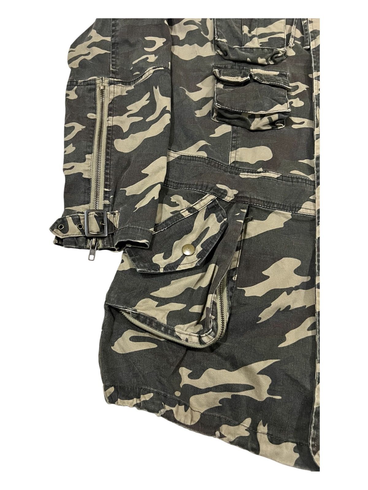 If Six Was Nine × Le Grande Bleu (L.G.B.) Y2K Fazbee 🇯🇵 Multi Pocket Tactical Parachute Bono Jacket Size US S / EU 44-46 / 1 - 6 Thumbnail