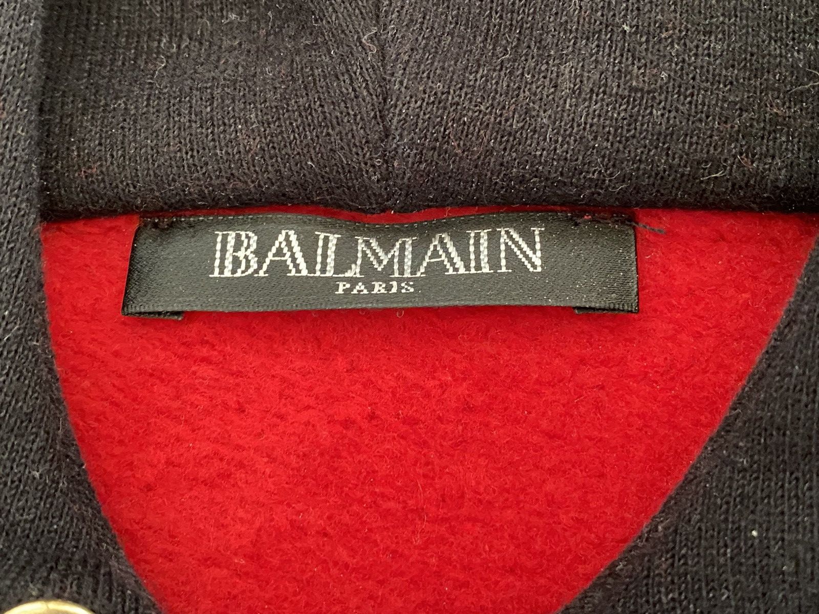 Balmain Balmain Black Tartan Biker Hoodie Size M Size US M / EU 48-50 / 2 - 4 Thumbnail