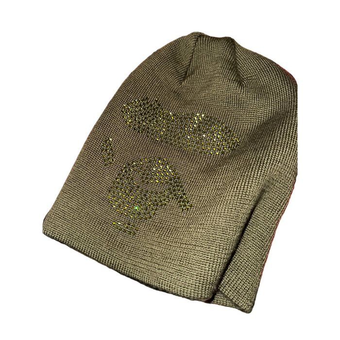 ロエベA Bathing Ape Head Swarovski Beanie - ニットキャップ/ビーニー