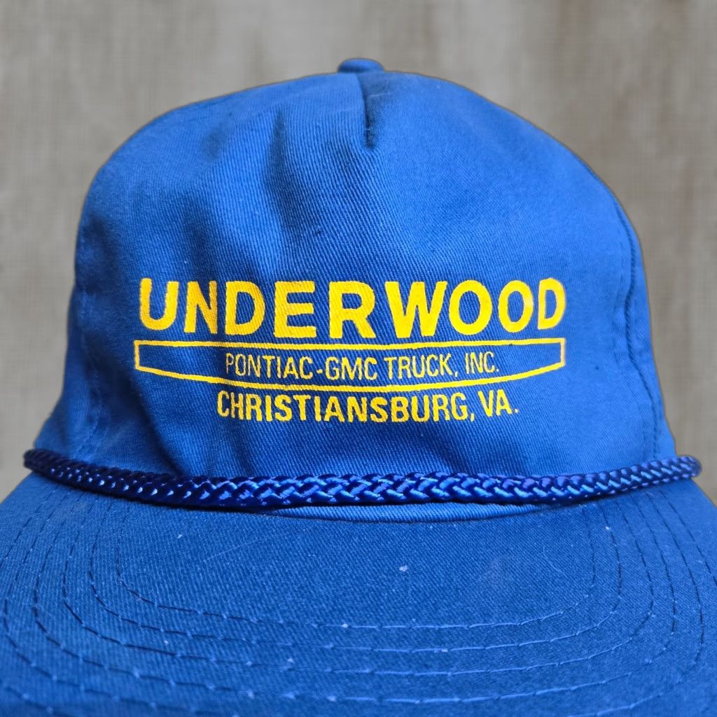 Honda VINTAGE Honda Solid Blue Baseball Cap Hat Snapback One Size Cars Dealership Mens Size ONE SIZE - 1 Thumbnail