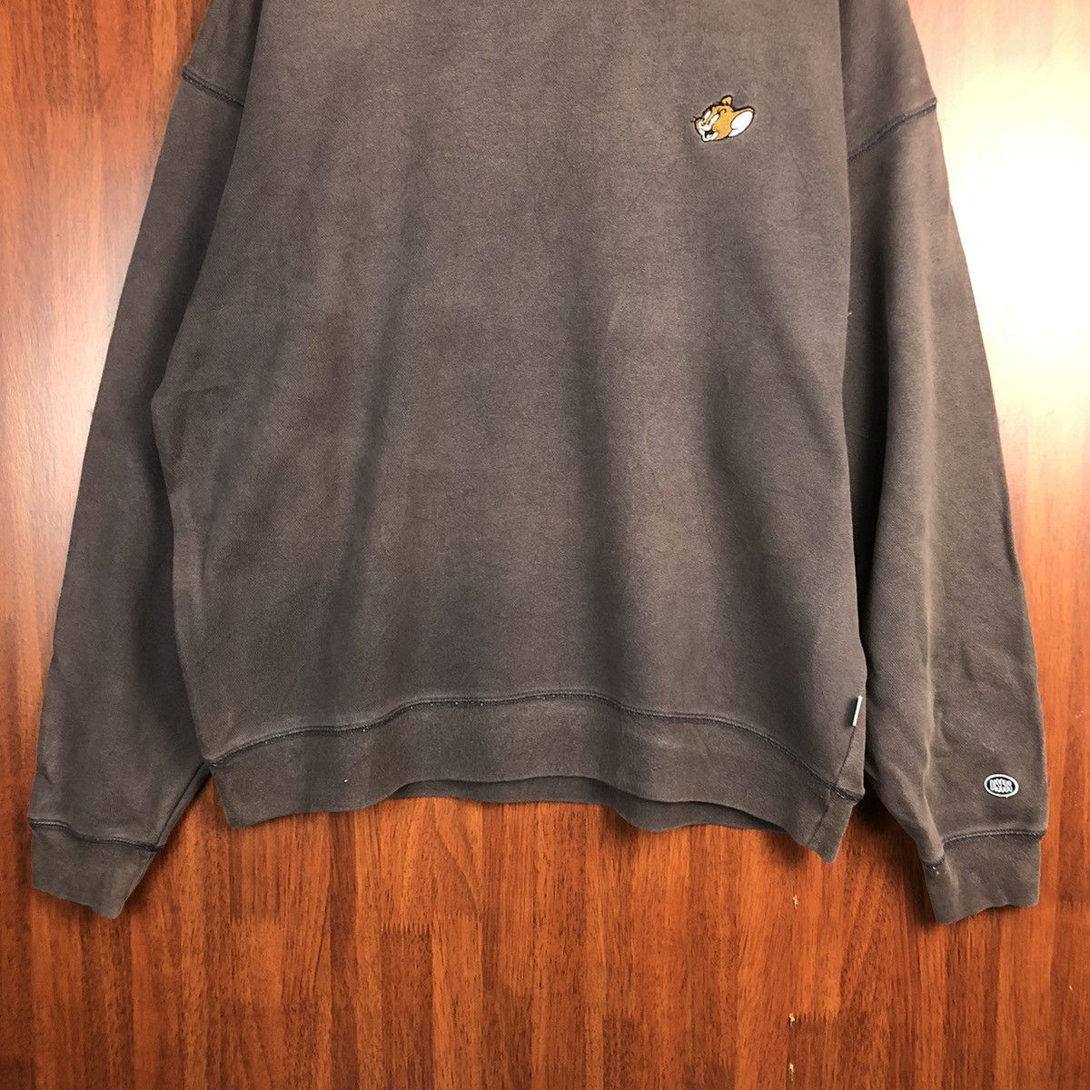 Japanese Brand × Vintage Discus Athletic Tom & Jerry Grey faded Sweatshirt #7562 Size US L / EU 52-54 / 3 - 8 Thumbnail