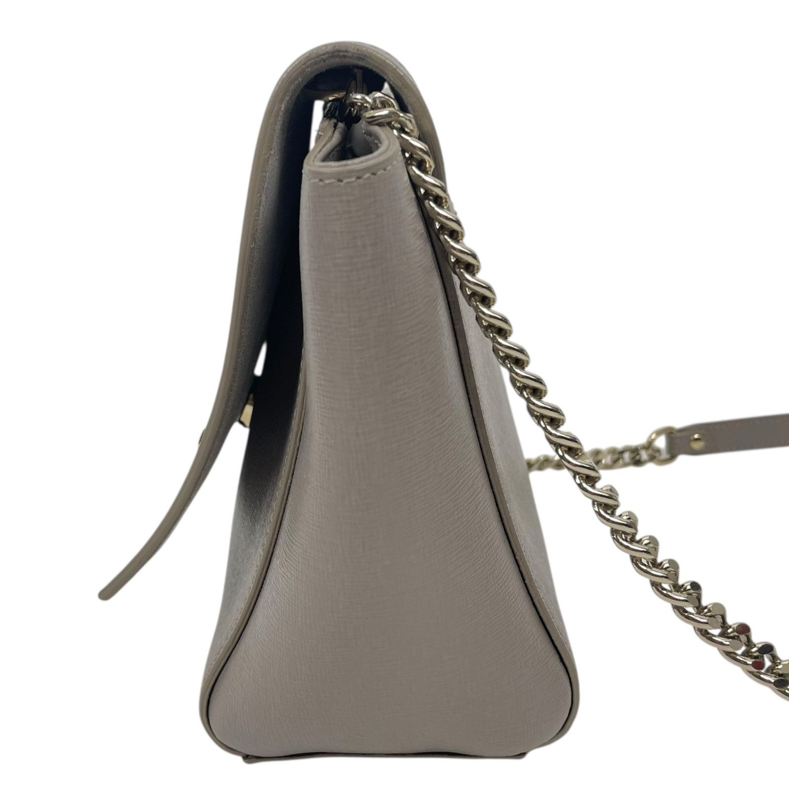 Furla Furla Ginevra Leather Mini Crossbody Bag Sabbia Beige Gray Size ONE SIZE - 5 Thumbnail