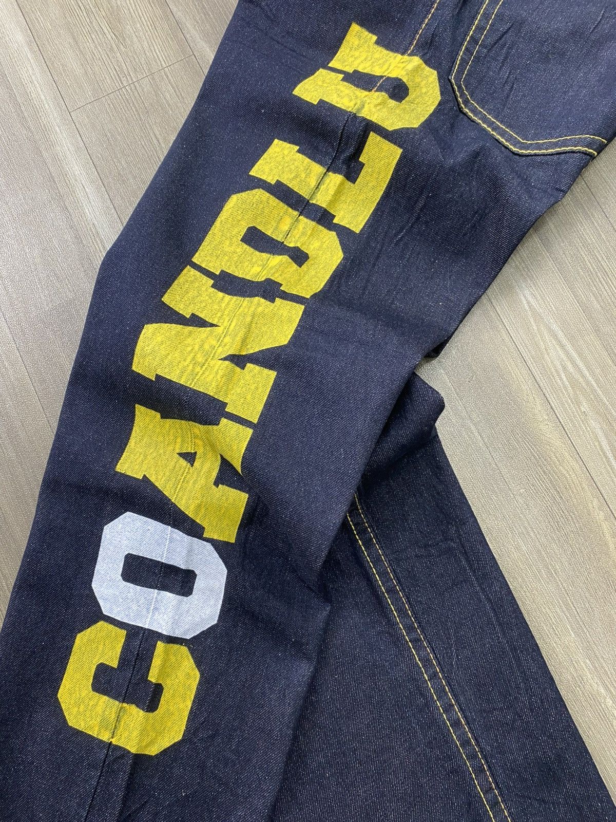 Hysteric Glamour Vintage CoandLu Japan Evisu Style Printed Selvedge Jeans Y2K Size US 34 / EU 50 - 2 Thumbnail