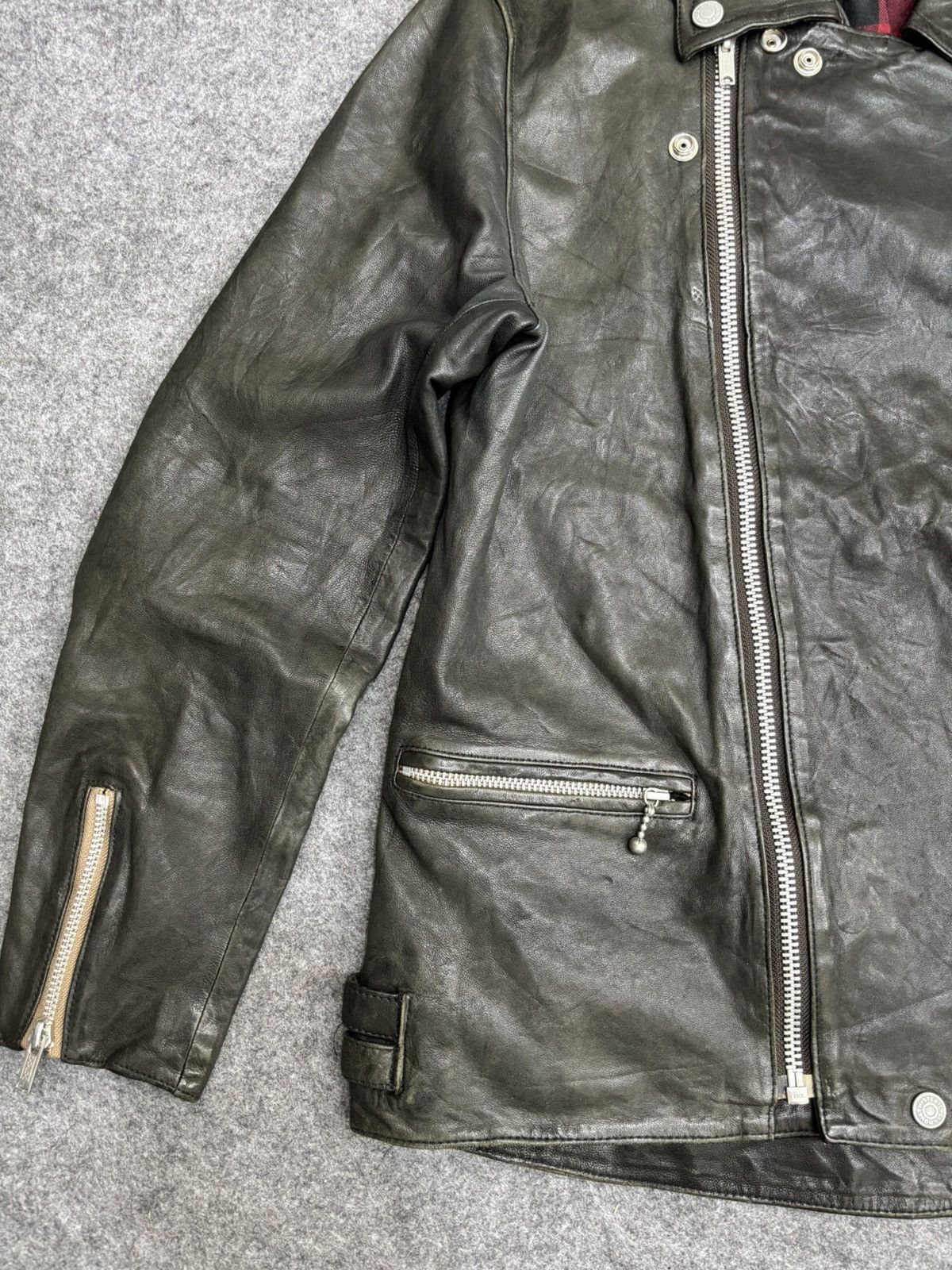 Hysteric Glamour 💥Archival💥Vtg Hysteric Glamour Sheepskin Biker Jacket F592 Size US M / EU 48-50 / 2 - 8 Thumbnail