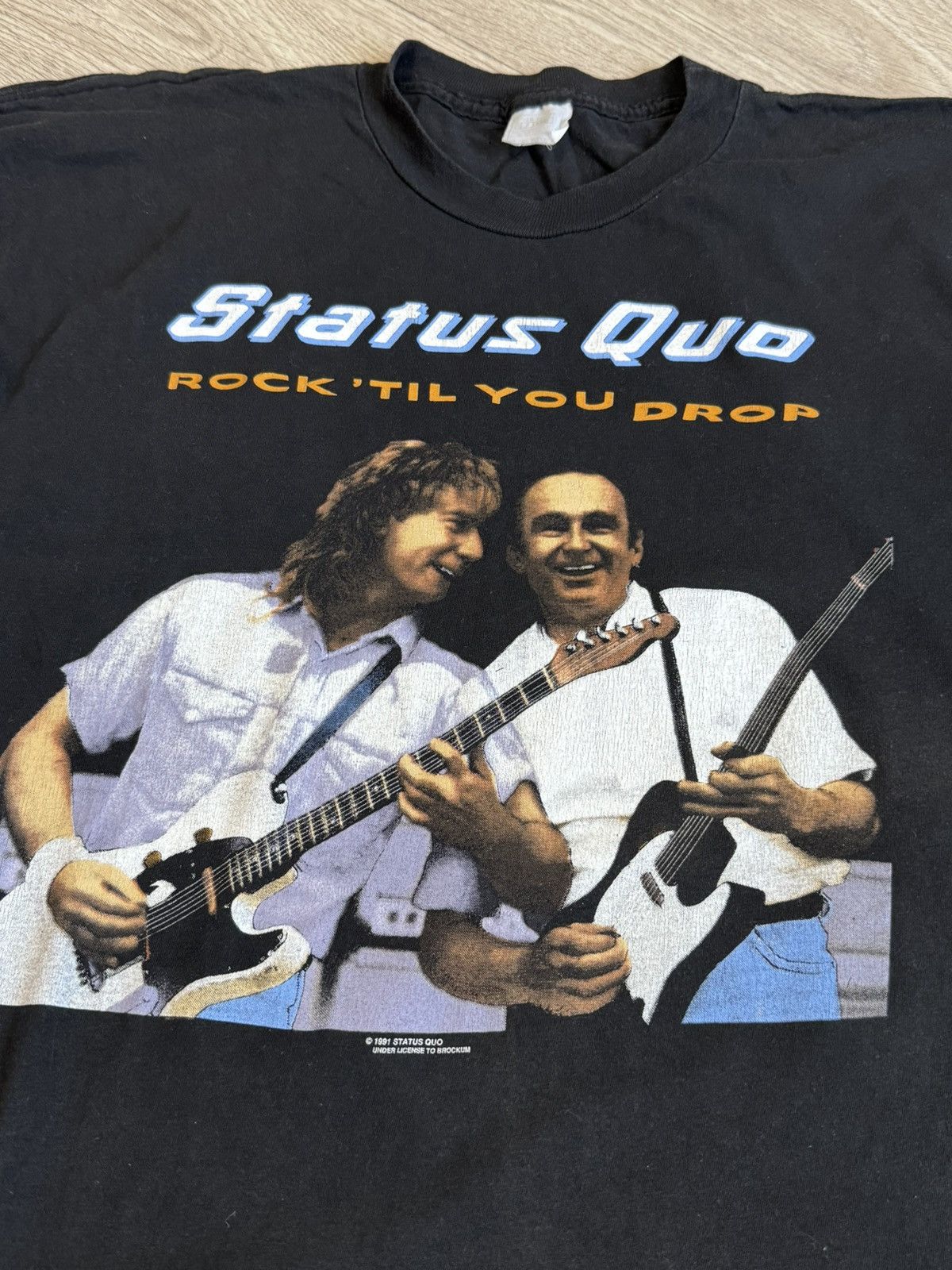 Band Tees 🔷Vintage Status Quo 1991 T-shirt🔷 Size US XL / EU 56 / 4 - 3 Thumbnail