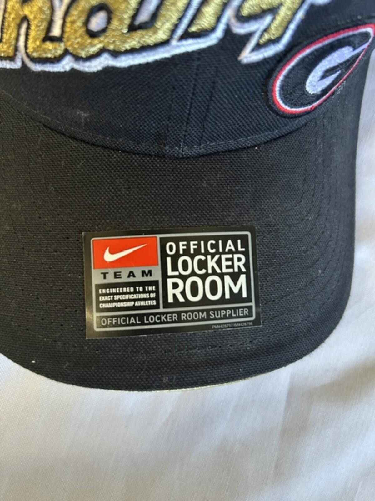 Nike 2021 National Champs Black Nike Locker Room Cap Size ONE SIZE - 4 Thumbnail