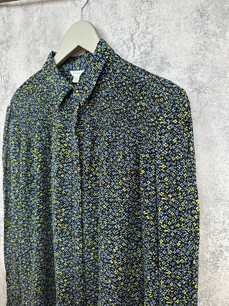 Jigsaw Jigsaw Floral Viscose Shirt Blouse Ditsy Print Smocked Front Size S / US 4 / IT 40 - 5 Thumbnail