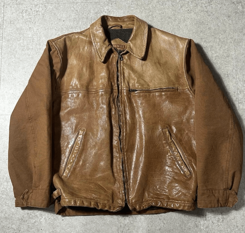 Boneville Leather Work Jacket Size US M / EU 48-50 / 2 - 1 Thumbnail