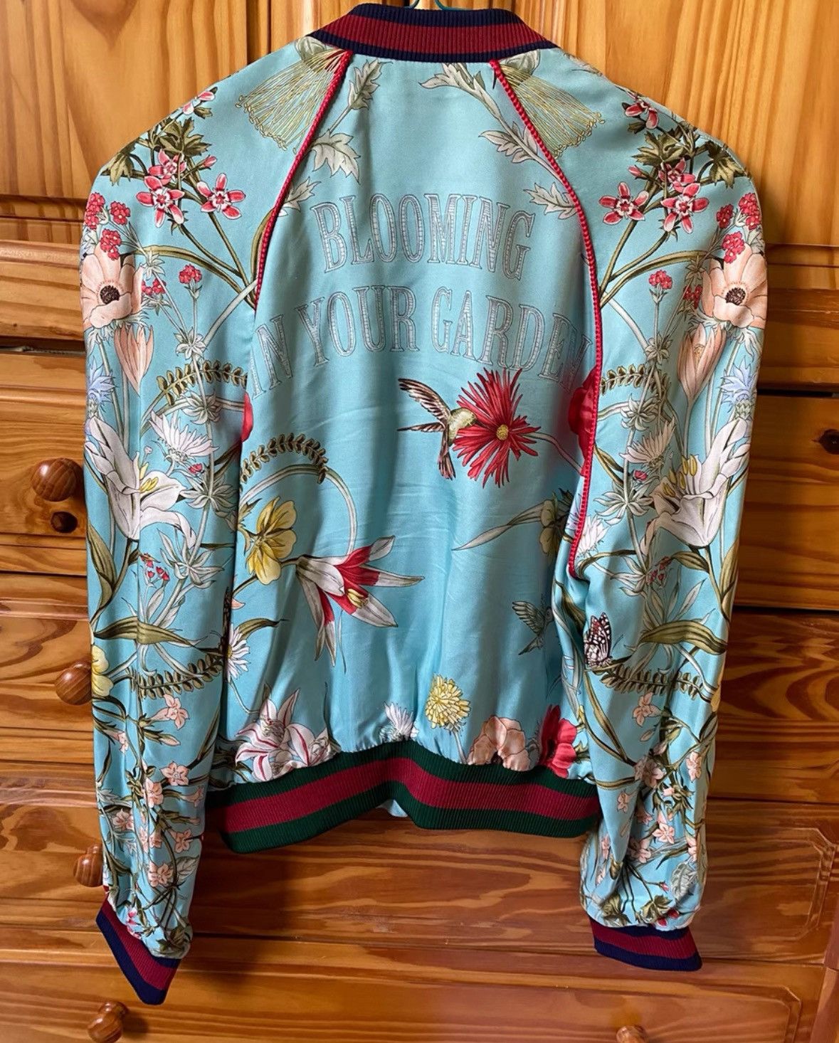 Gucci gucci floral bomber jacket size small . Size S / US 4 / IT 40 - 2 Thumbnail