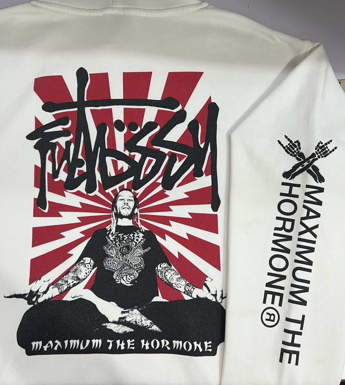 Band Tees Ripped Off Stussy!! Vintage Maximum The Hormone Heavy Metal Size US L / EU 52-54 / 3 - 8 Thumbnail