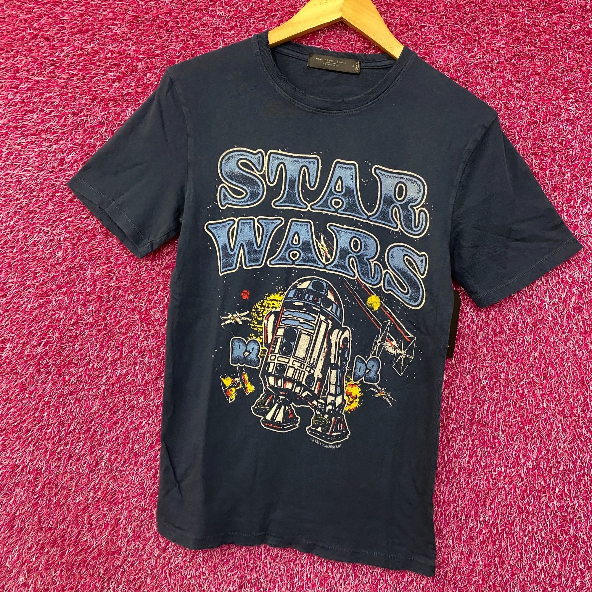 Junk Food Star Wars R2-D2 Astromech Droid Graphic Blue T-Shirt XS Size US XS / EU 42 / 0 - 3 Thumbnail