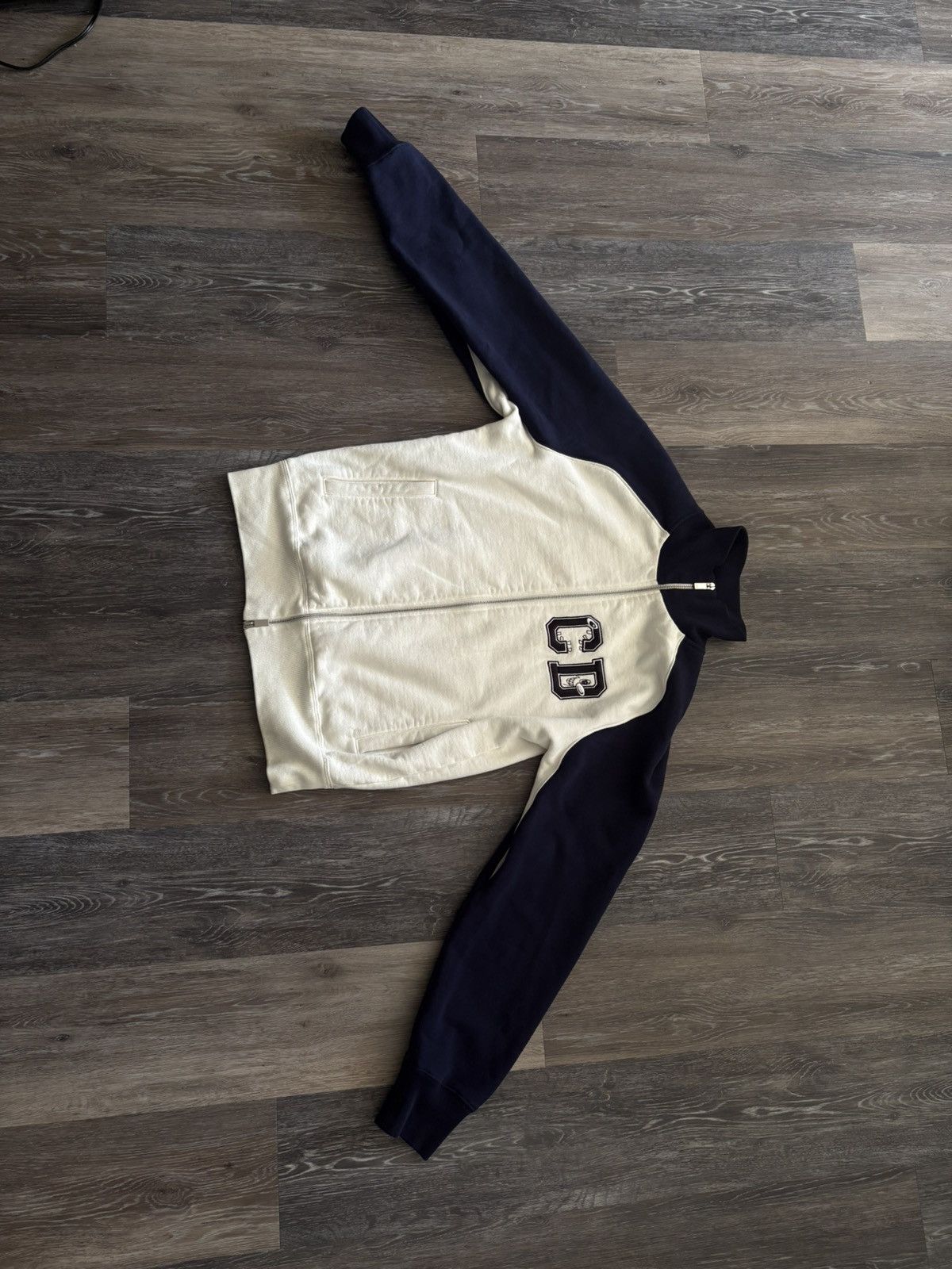 Dior Dior x Kenny Scharf CD Embroidered Track Jacket (Navy/White) Size US M / EU 48-50 / 2 - 2 Thumbnail