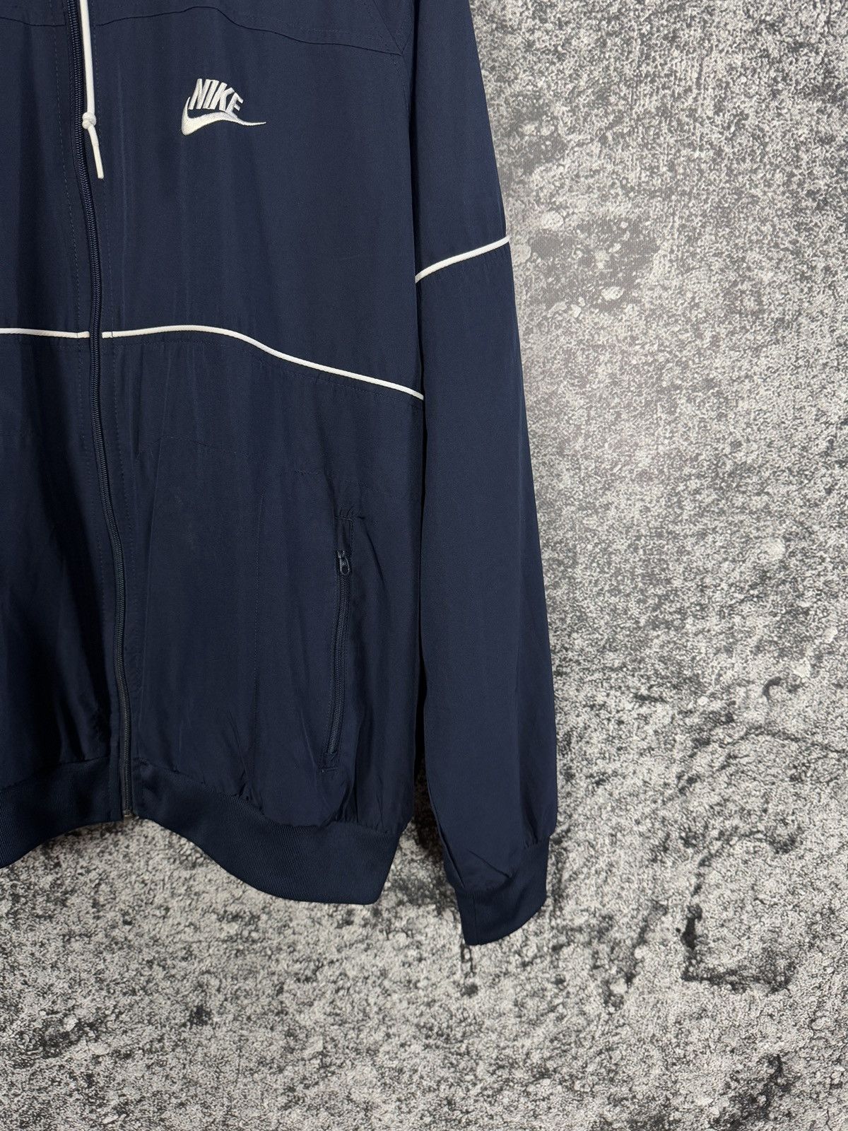 Nike Nike Vintage Full Zip Track Hooded Jacket Streetwear Size XL Size US XL / EU 56 / 4 - 5 Thumbnail