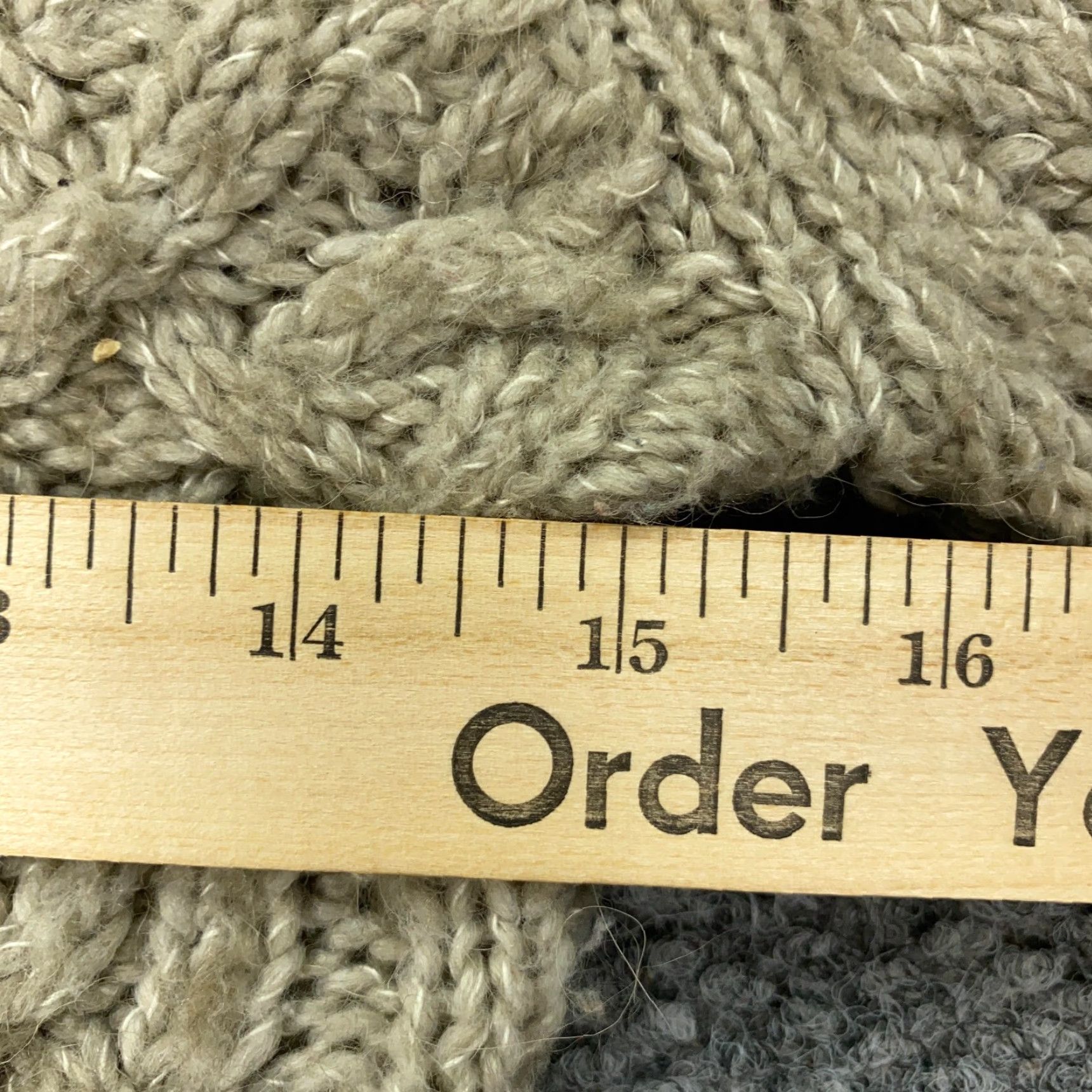 Vintage Kenji Hoodie Sweater Womens Medium Beige Wool Alpaca Blend Size M / US 6-8 / IT 42-44 - 8 Thumbnail