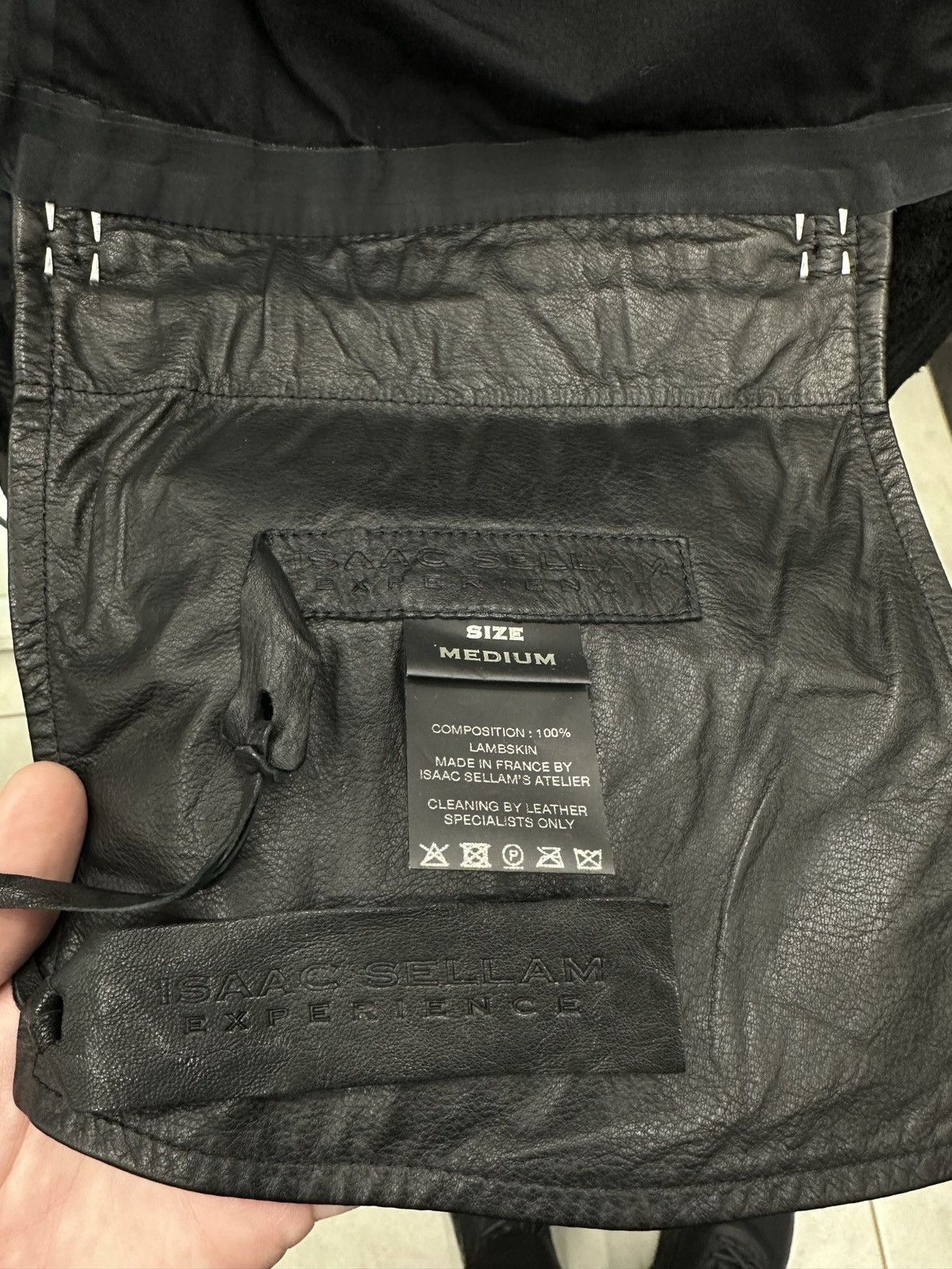 BNWT! Isaac Sellam Experience Lamb Leather Ambilavant Jacket