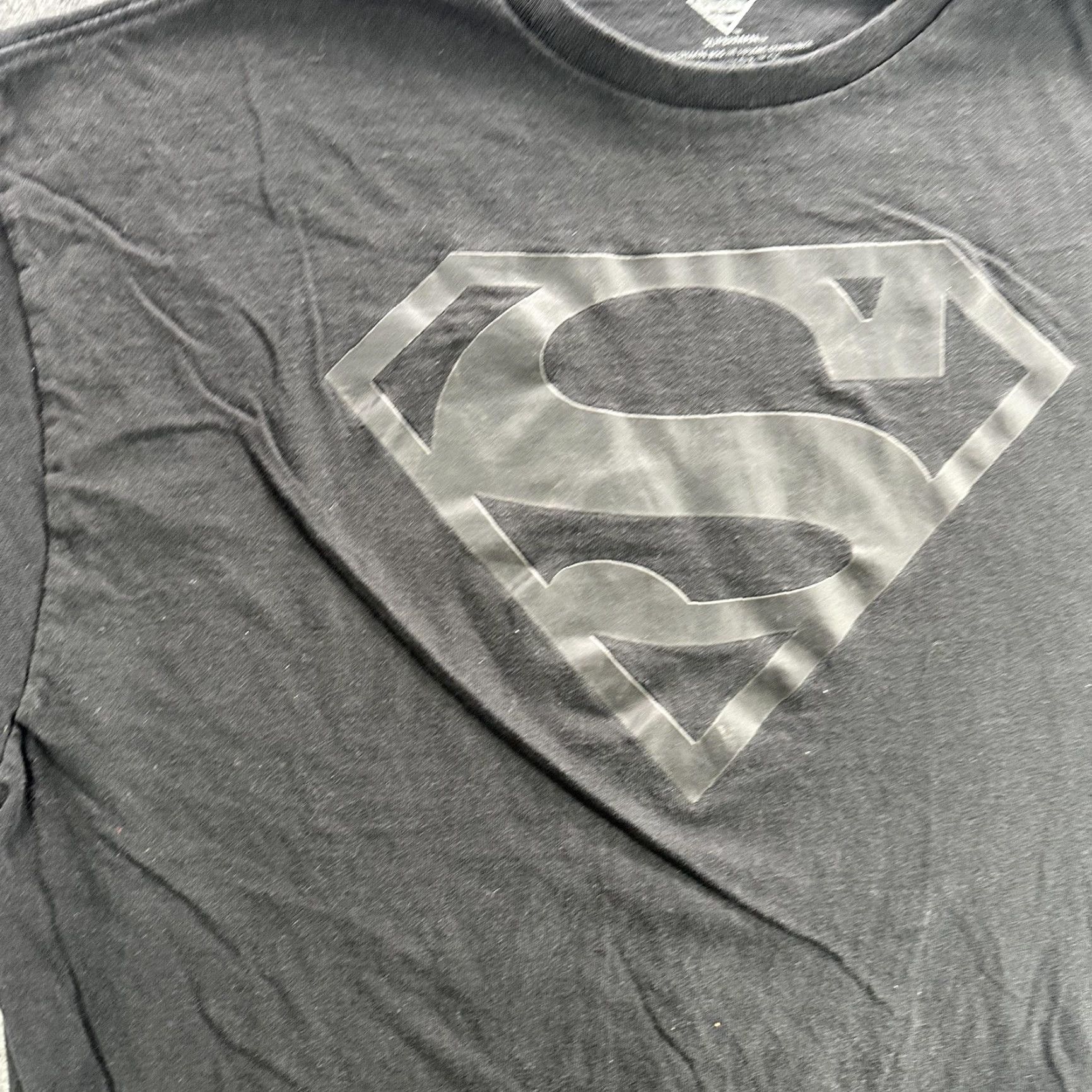 Logo 7 Superman T-Shirt Men 2XL Black DC Comics Graphic Tee Superhero Logo Short Sleeve Size US XXL / EU 58 / 5 - 4 Thumbnail