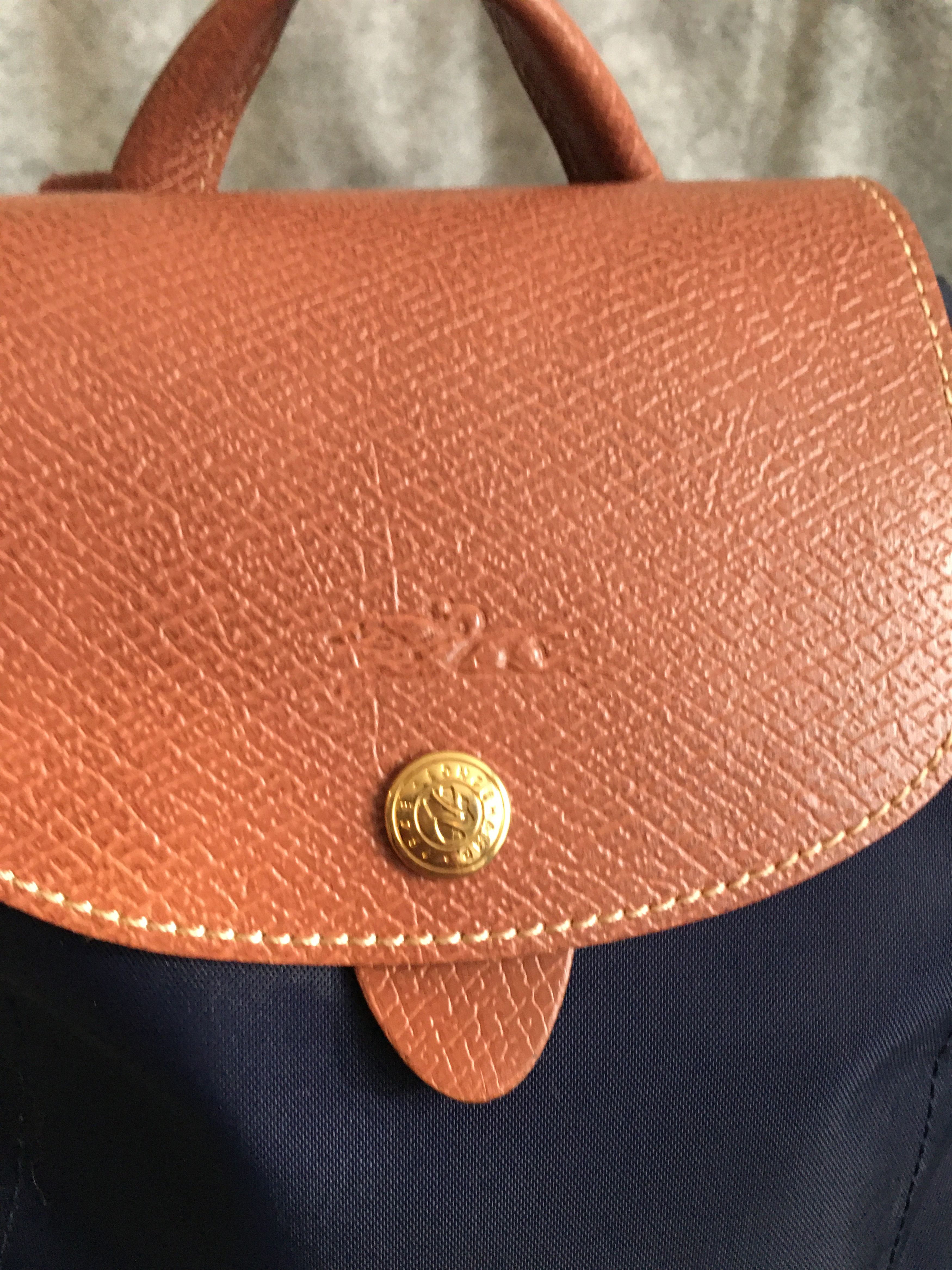 Longchamp Longchamp Le Pliage Blue Nylon Backpack Bag Size ONE SIZE - 9 Thumbnail