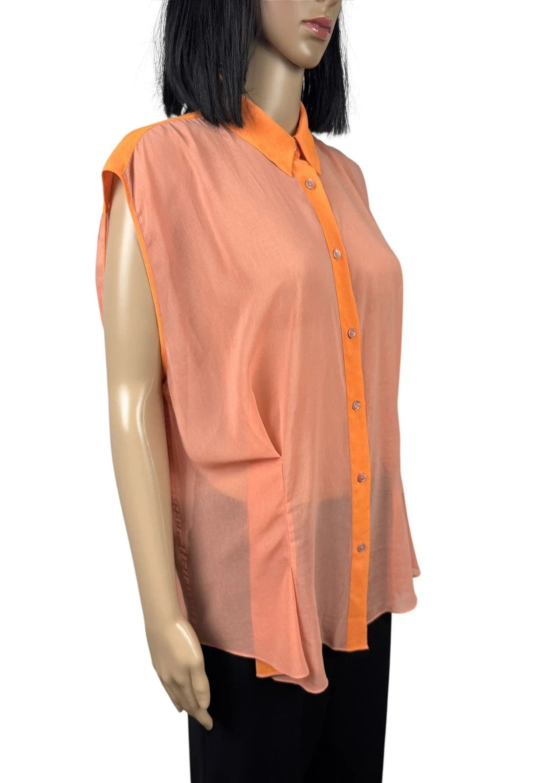 Acne Studios Acne Transparent Blouse Sleeveless size 38 Size S / US 4 / IT 40 - 3 Thumbnail