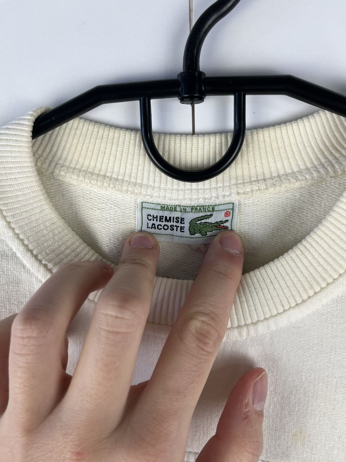 Lacoste Lacoste Rare 90's Tennis Graphic Sweatshirt Made in France Size US L / EU 52-54 / 3 - 9 Thumbnail