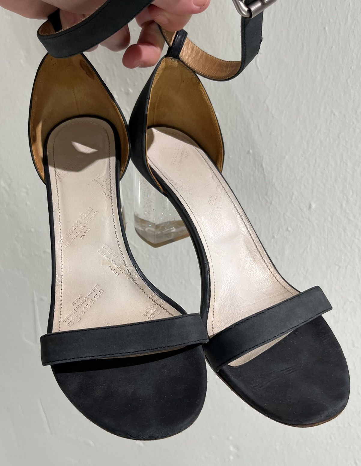 Maison Margiela Martin Era Tromp L’oeil Clear Heel Sandals Size US 6 / IT 36 - 10 Thumbnail