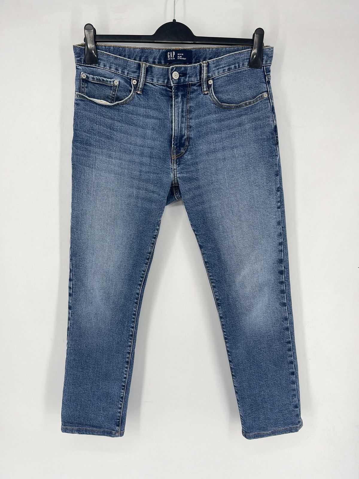 Gap × Vintage Vintage Gap Denim Slim Straight Streetwear Style Size 32 30 Size US 32 / EU 48 - 1 Thumbnail