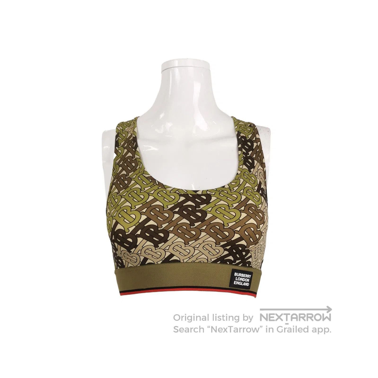 Burberry Burberry Colorful Logo Print Crop Top . Size US XXS / EU 40 - 1 Thumbnail