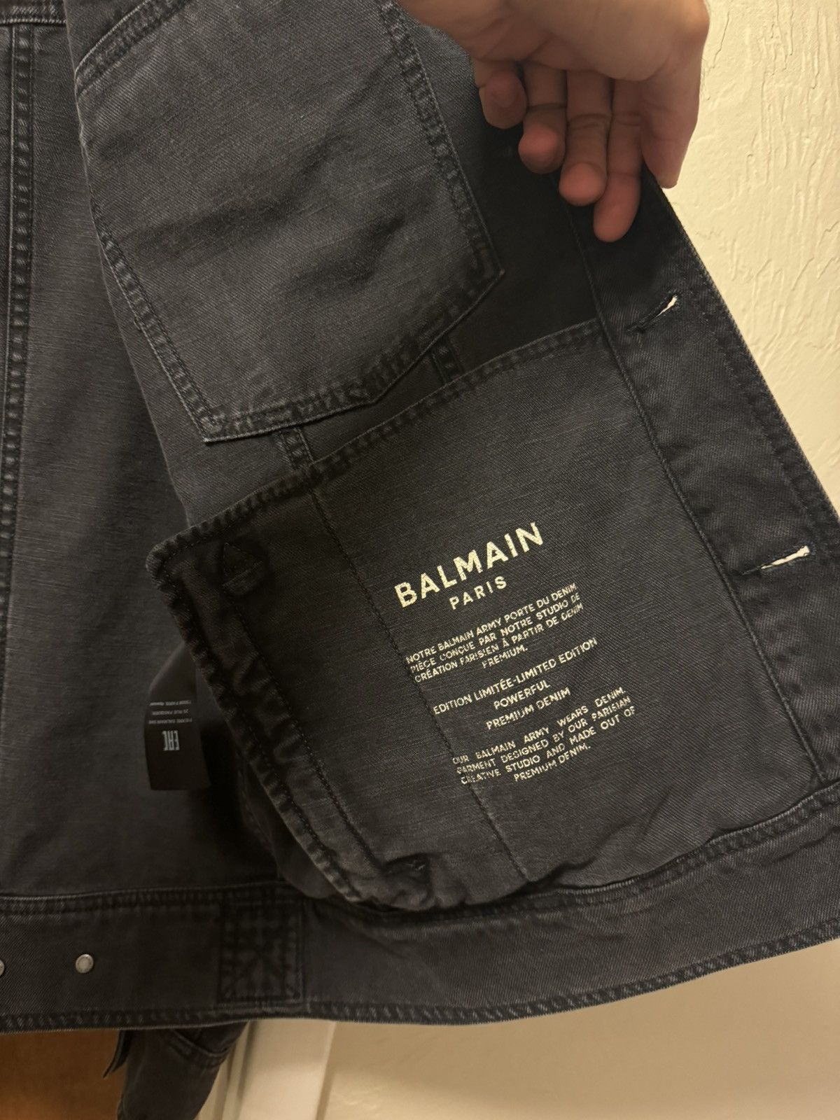 Balmain Balmain Distressed Denim Jacket Size US M / EU 48-50 / 2 - 8 Thumbnail