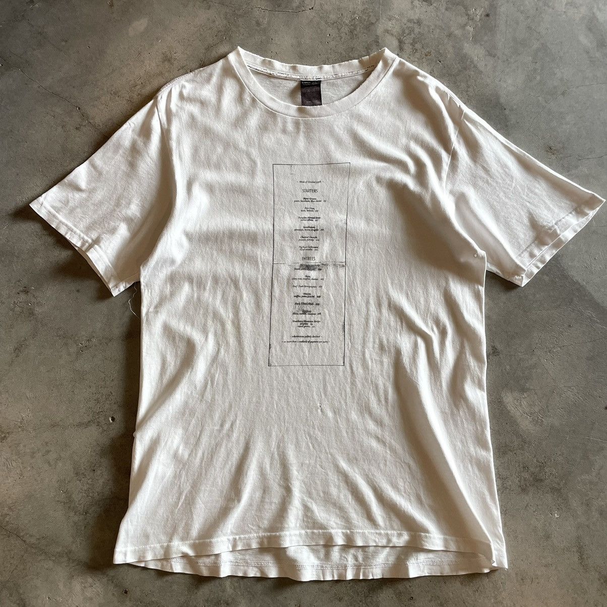 Japanese Brand × Number (N)ine Number (N)ine Menu Tee Size US M / EU 48-50 / 2 - 1 Thumbnail