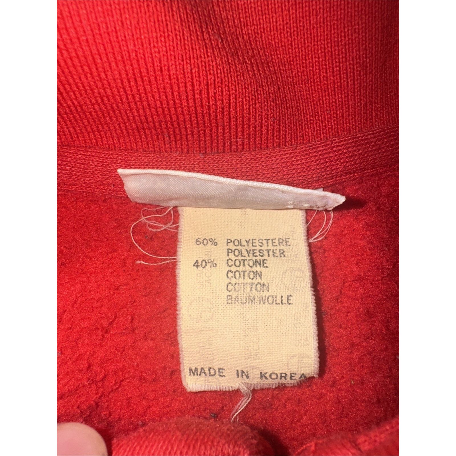 Sergio Tacchini Vintage Sergio Tacchini Sweatshirt Red Collared Pullover M Size US M / EU 48-50 / 2 - 7 Thumbnail