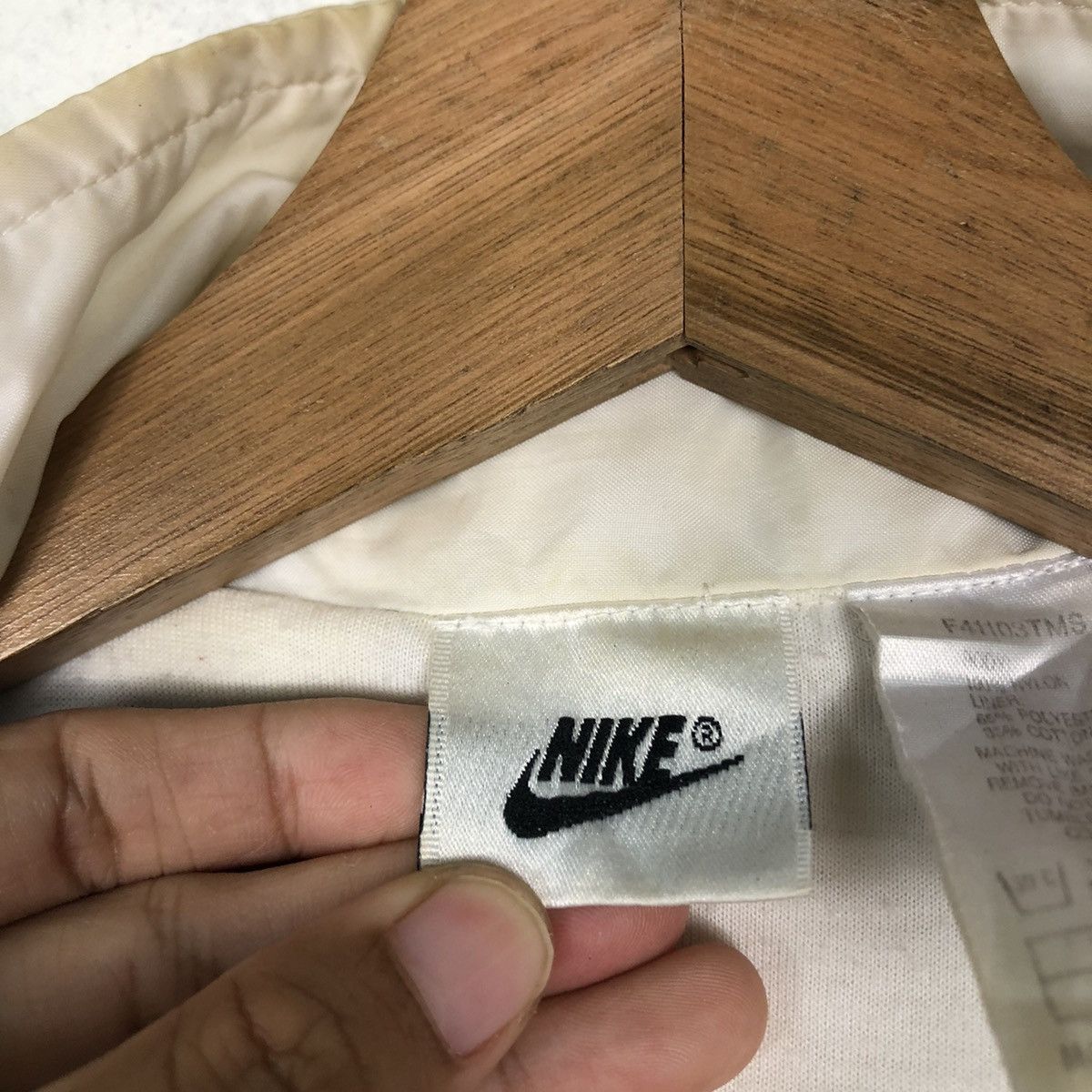 Nike × Vintage 🔥Vintage Bomber Jacket Nike Big Swoosh Big Logo Size US L / EU 52-54 / 3 - 19 Thumbnail