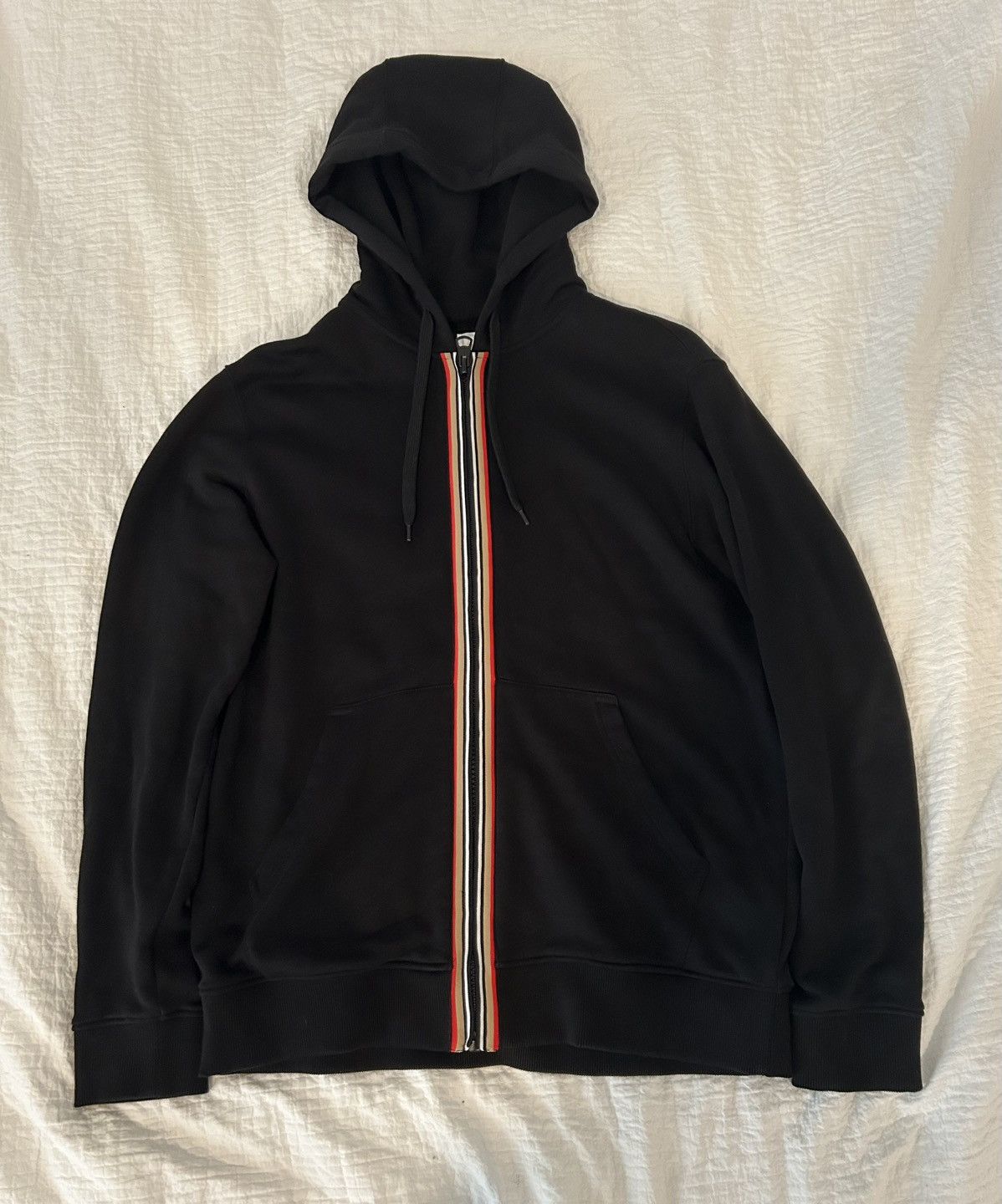 Burberry Burberry Stripe Zip up Hoodie Black Size US M / EU 48-50 / 2 - 2 Thumbnail