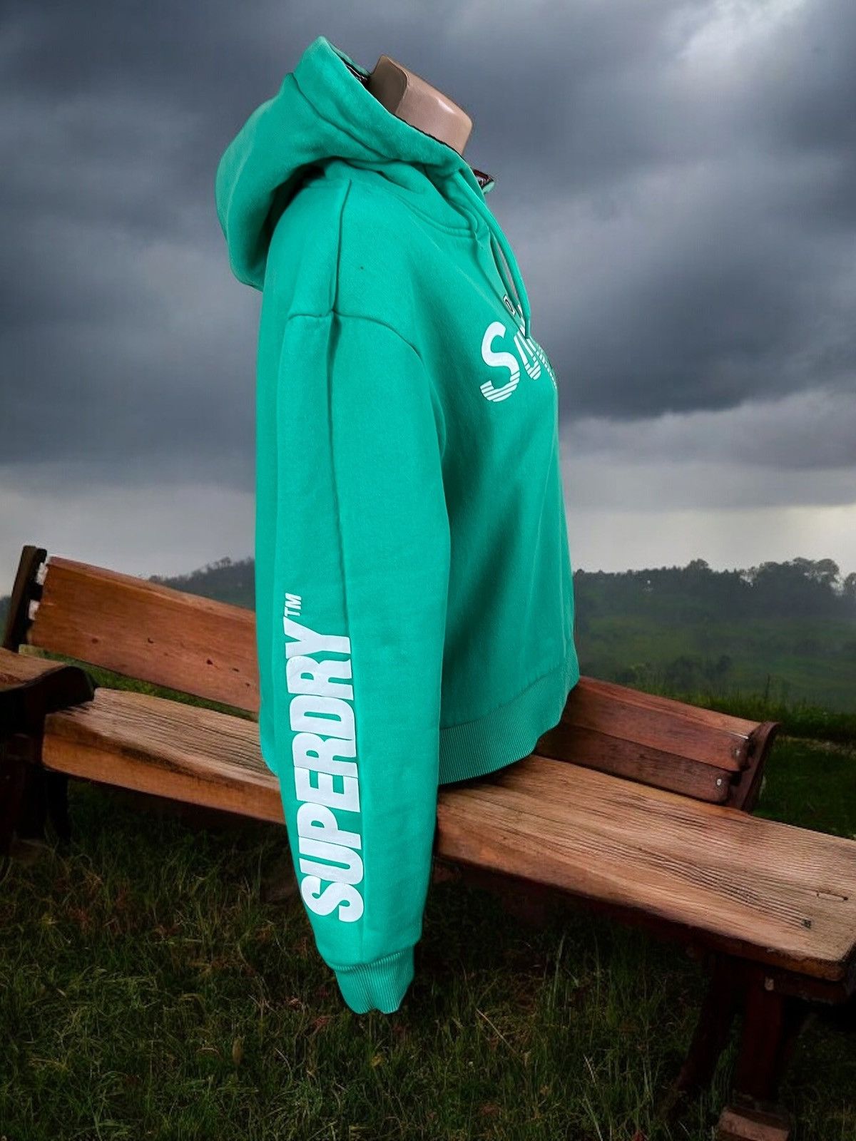Superdry Superdry green hoodie perfect condition size XL Size XL / US 12-14 / IT 48-50 - 2 Thumbnail