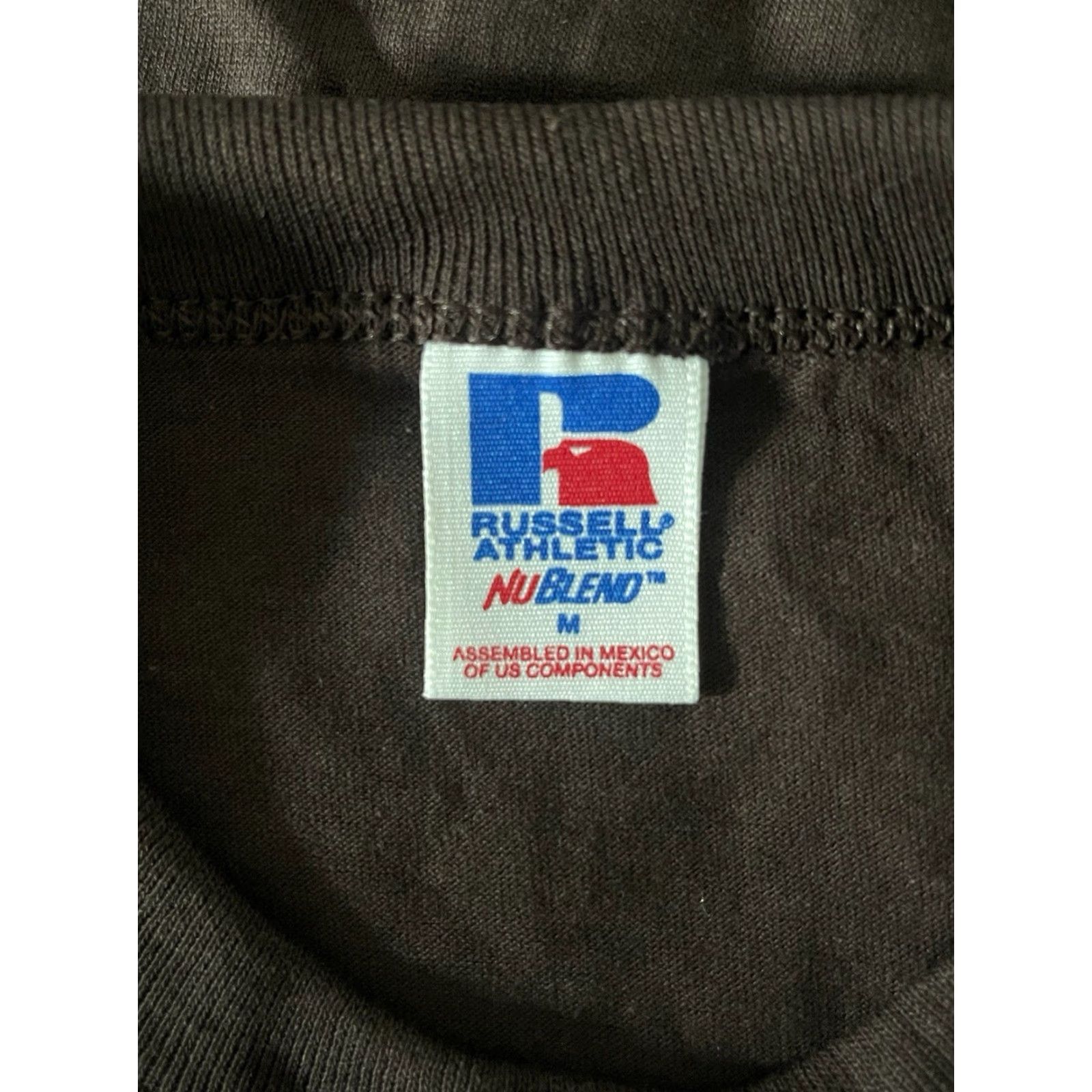 Russell Athletic vintage Russell Athletic crewneck t-shirt mens M brown 90s deadstock NWOT 50/50 long run shirt shirts? Size US M / EU 48-50 / 2 - 2 Thumbnail