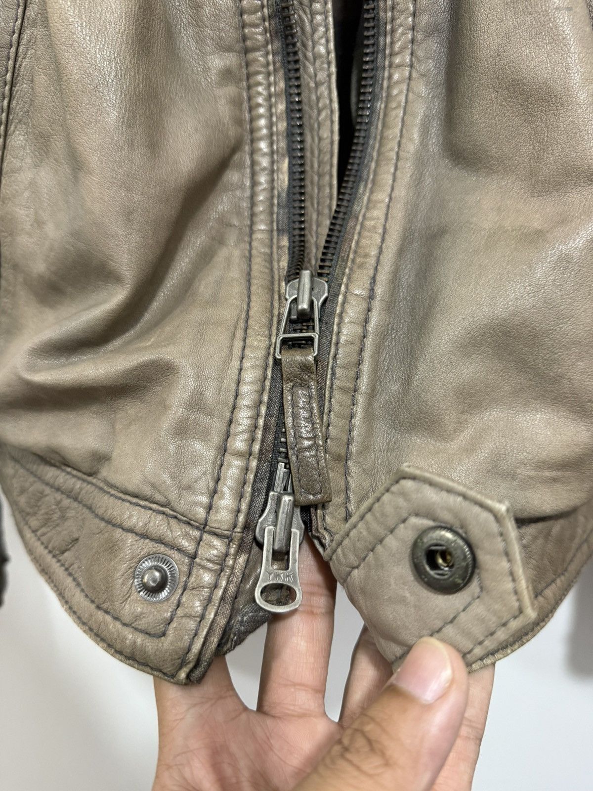 Vintage Natural faded The Jack Leather Jacket Size US S / EU 44-46 / 1 - 11 Thumbnail