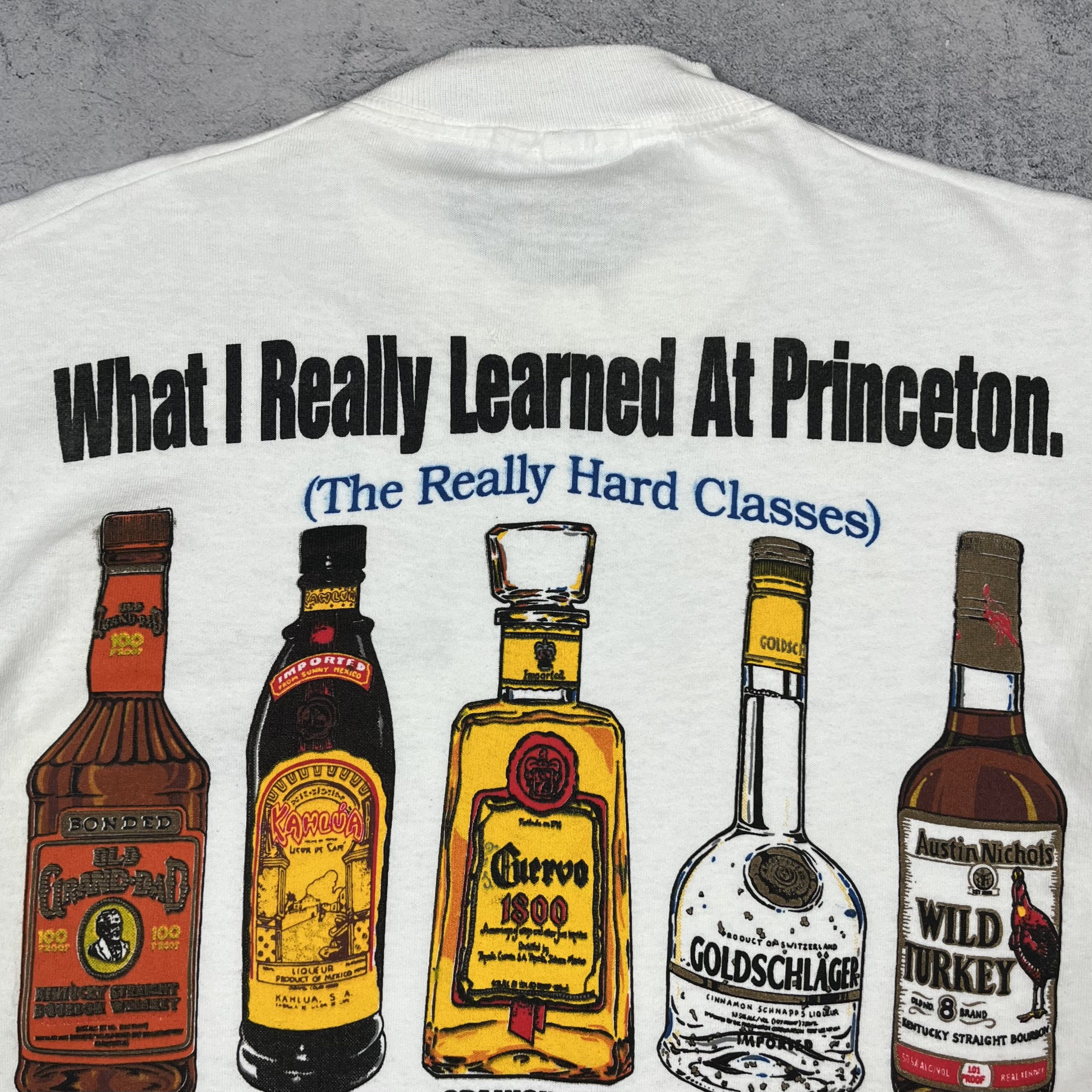 Vintage Vintage “What I Really Learned” Alcohol Funny T Shirt 1994 Size US M / EU 48-50 / 2 - 9 Thumbnail
