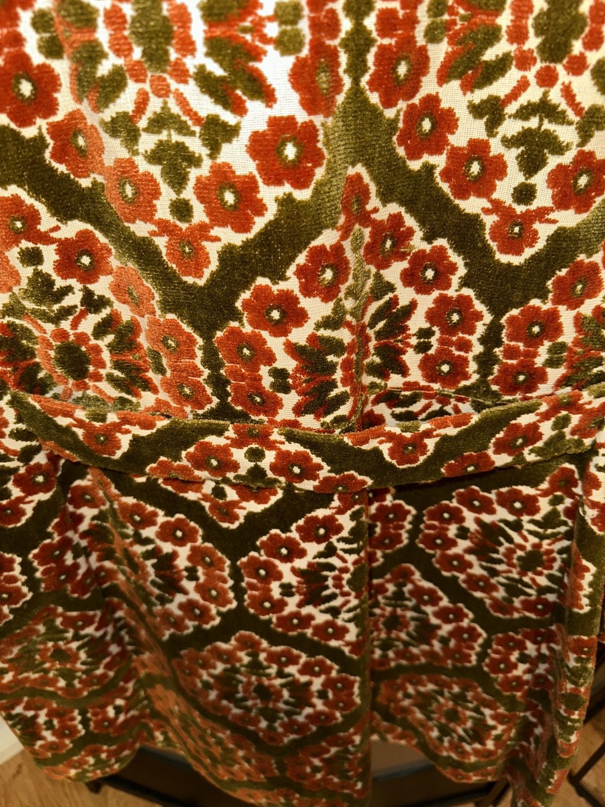 Other VTG 50s 60s Lilli Ann Floral Chenille Carpet Tapestry Jacket Size L / US 10 / IT 46 - 4 Thumbnail