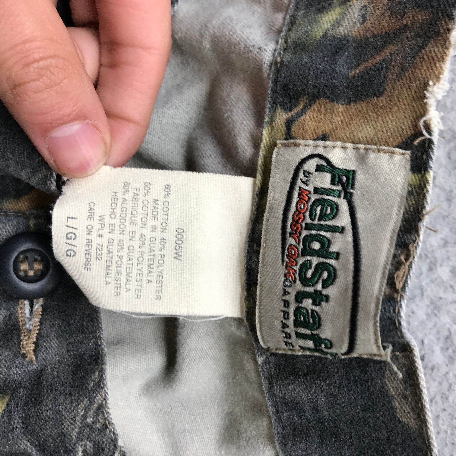 Other Vintage Fieldstaff Mossy Oak Tree Camo Cargo Pants Mens L Size US 33 - 5 Thumbnail