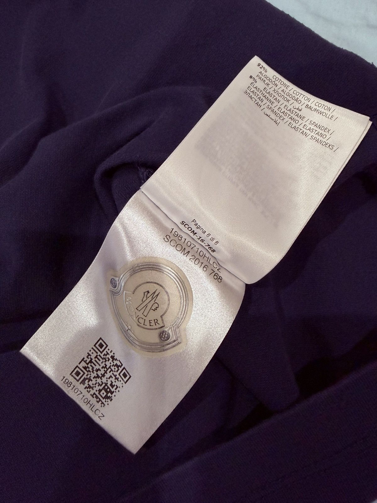 Moncler Moncler T-shirt Size M Slim Fit Size US M / EU 48-50 / 2 - 7 Thumbnail