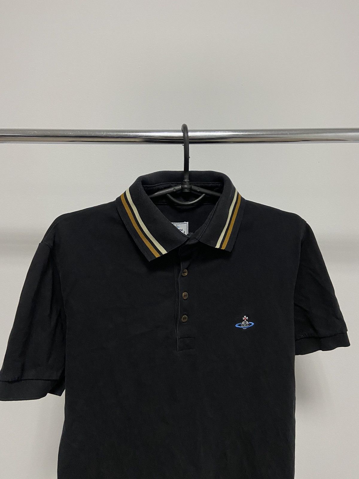 Vintage × Vivienne Westwood Vivienne Westwood Polo T Shirt Vintage Small Orb Logo Luxury Size US M / EU 48-50 / 2 - 2 Thumbnail